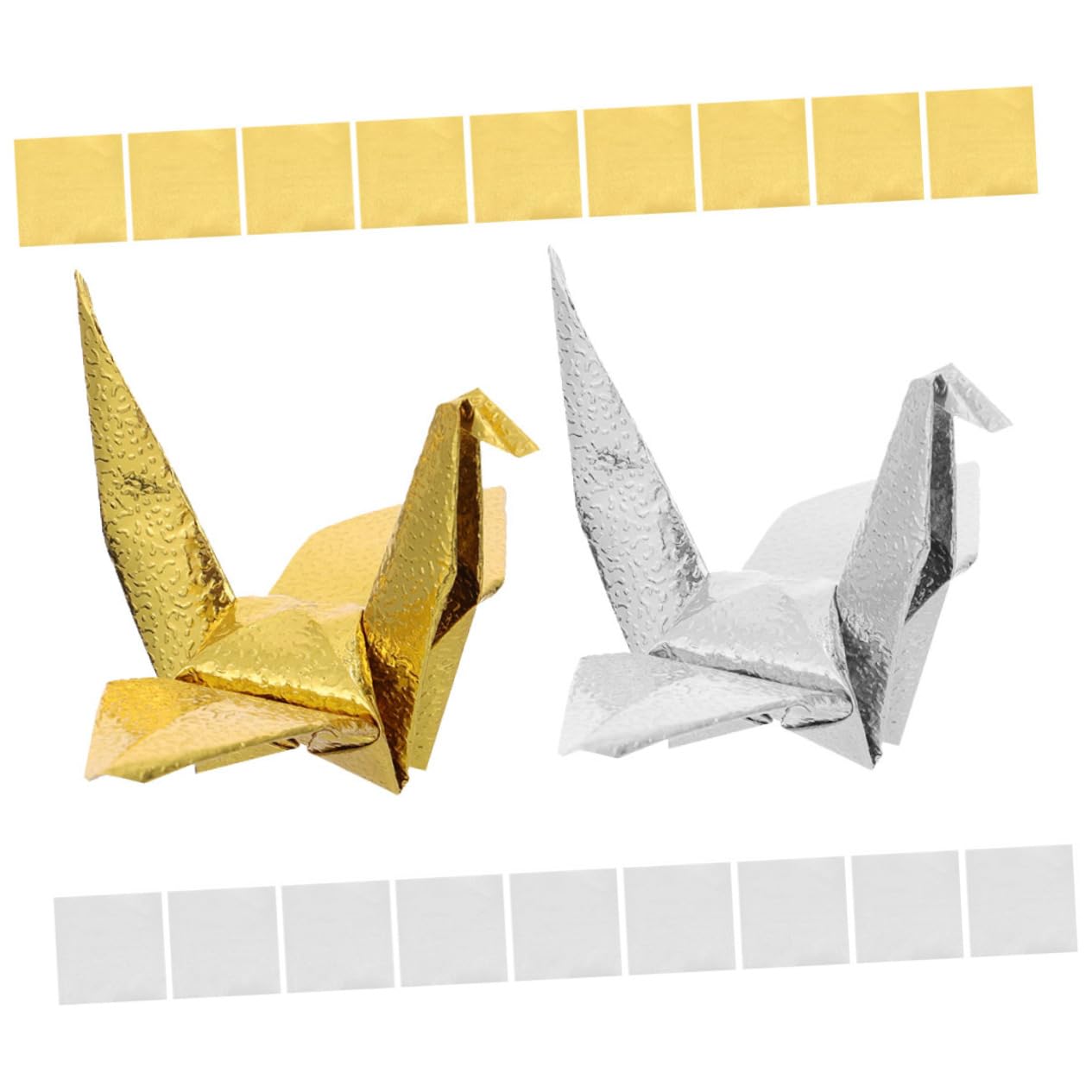 Holibanna 200hojas Papel De Origami Pulido Plegables Holográficas Para Manualidades Diy Papel Cuadrado De Colores Surtidos Paquete Para Hacer Grullas y Corazones