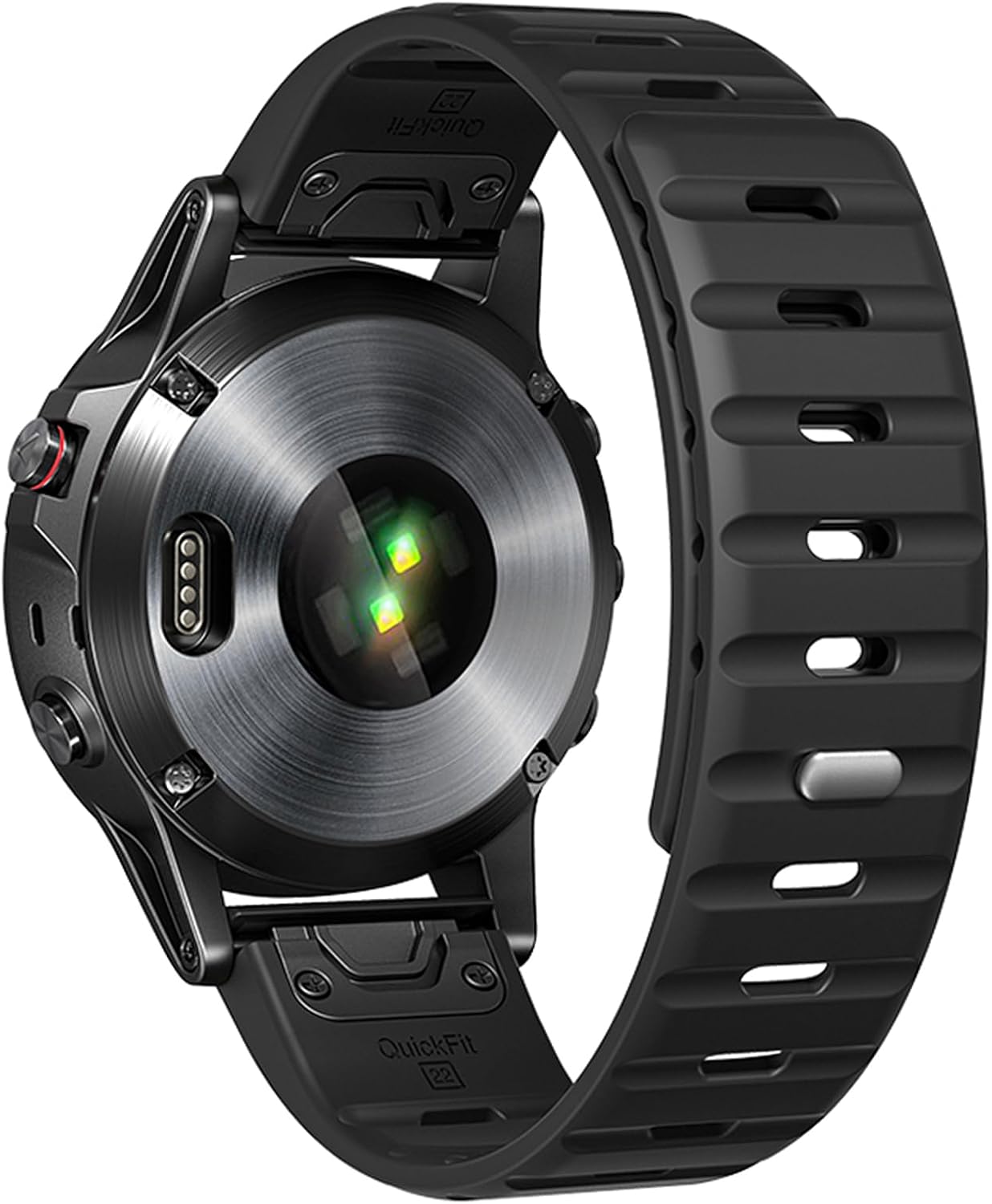 26mm Replacement Band for GARMIN Fenix 8 51mm / epix Pro 51mm / Fenix 7X / 6X / Enduro/Instinct 2X / Tactix Delta/Instinct 3 50mm QuickFit Replacement Belt Magnetic Adhesion Silicone Surface