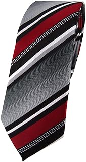 Cravatta di design sottile a righe – Larghezza cravatta 6 cm