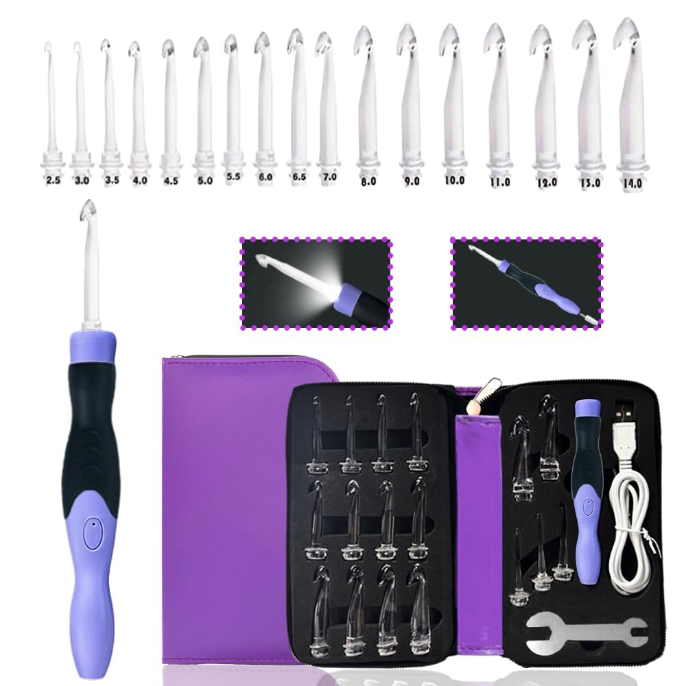 Yarniss Lighted Crochet Hooks