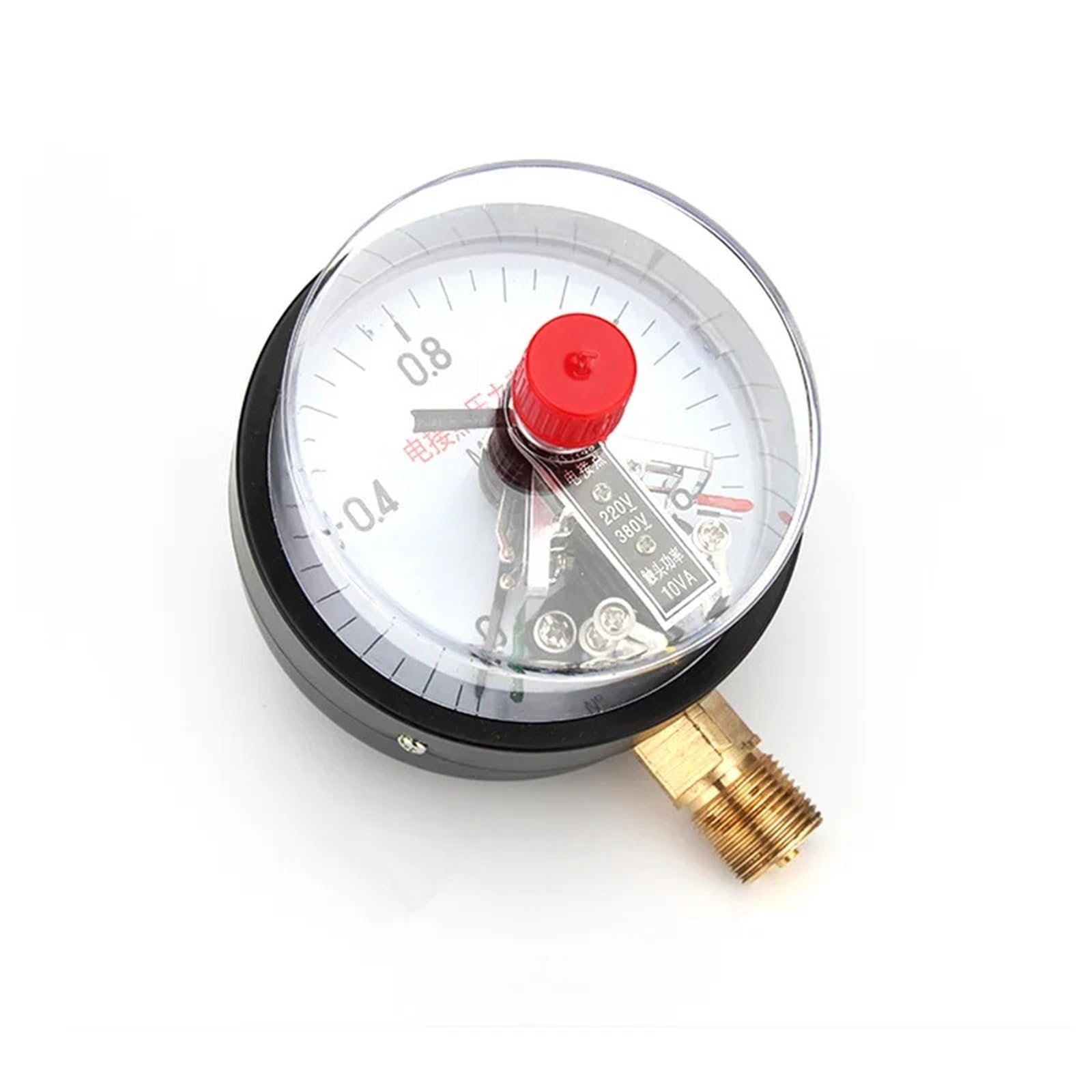 Manómetro de contacto de 100 mm de diámetro, 2 unidades, 0-1,6 MPa, controlador de presión de vacío, interruptor de presión de 10 VA.(0-0.16Mpa)