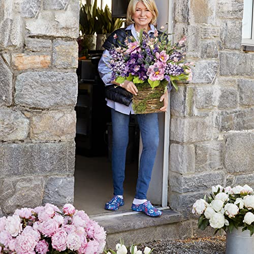 Rxsj Lavender Basket Wreaths For Front Door Mothers Day Floral Wreath Lavender Summer Wreaths For Front Door Purple Elegant Rx-5 Basket Wreath #TOP3