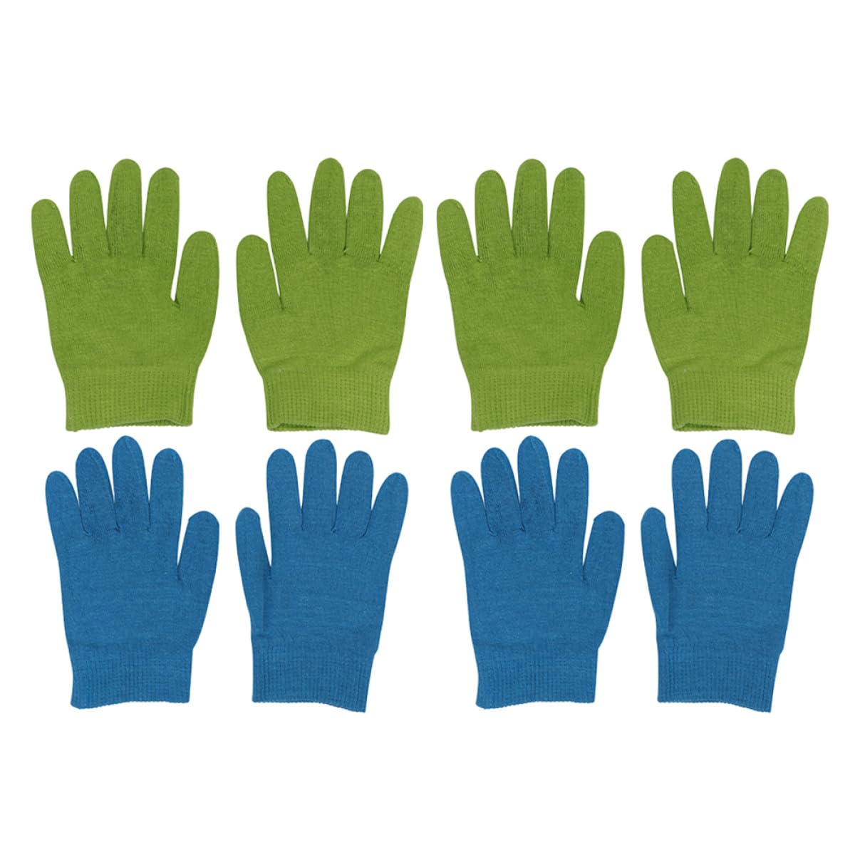 Handpflegehandschuhe 4 Paar Feuchtigkeitsspendende Gelhandschuhe aus Baumwolle und Silikon für Hautpflege und Handschutz in Verschiedenen Farben Zufällige Farbe
