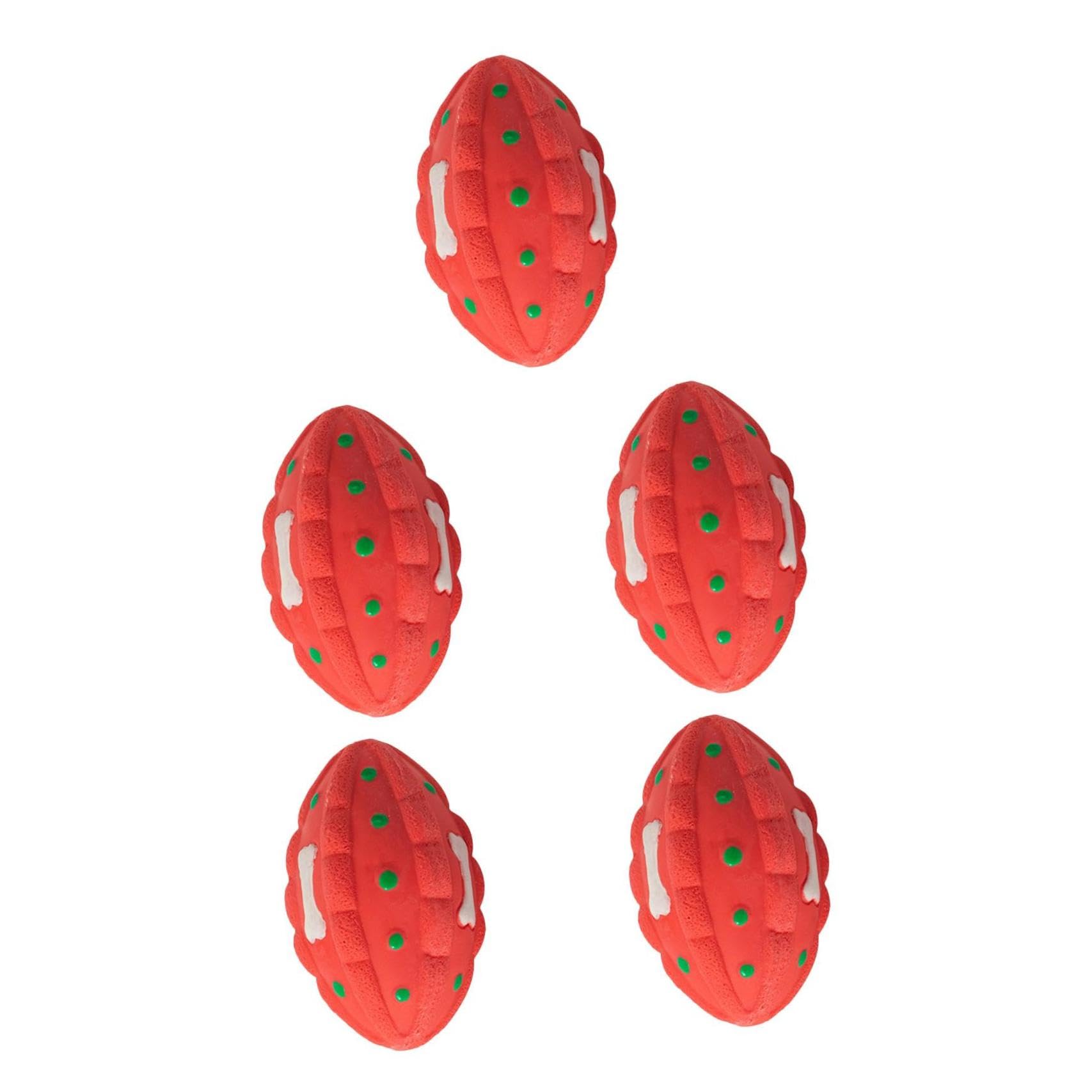 Beaupretty Lot De 5 Jouets Interactifs Et Résistants pour Chiens À Mâcher Portables en Forme De Fruit Adorable
