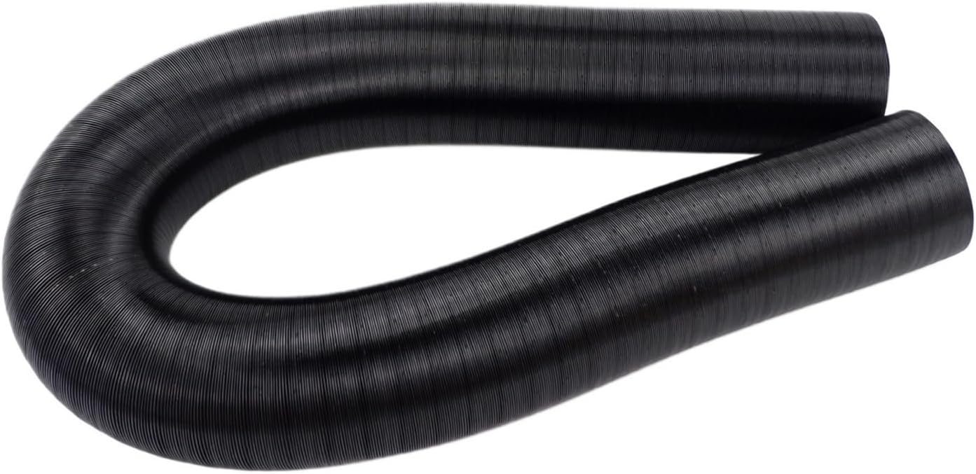 WEN st 75mm Diameter 100-200cm Length Air Heater Duct Pipe Tube Hose Line Black di/*esel Parking Heater