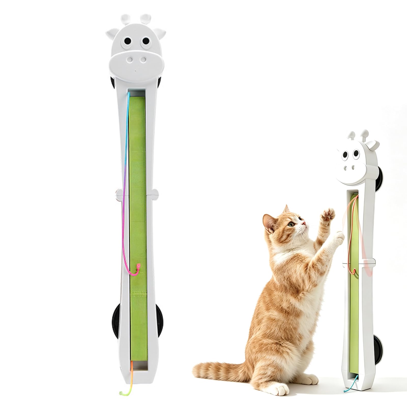 EeeDTmall Interactive Cat Toys Automatic Hanging Door Cat Toy Flying String Electronic Smart Sensor Pet Motion Exercise Toys for Indoor Cats Kittens Adult