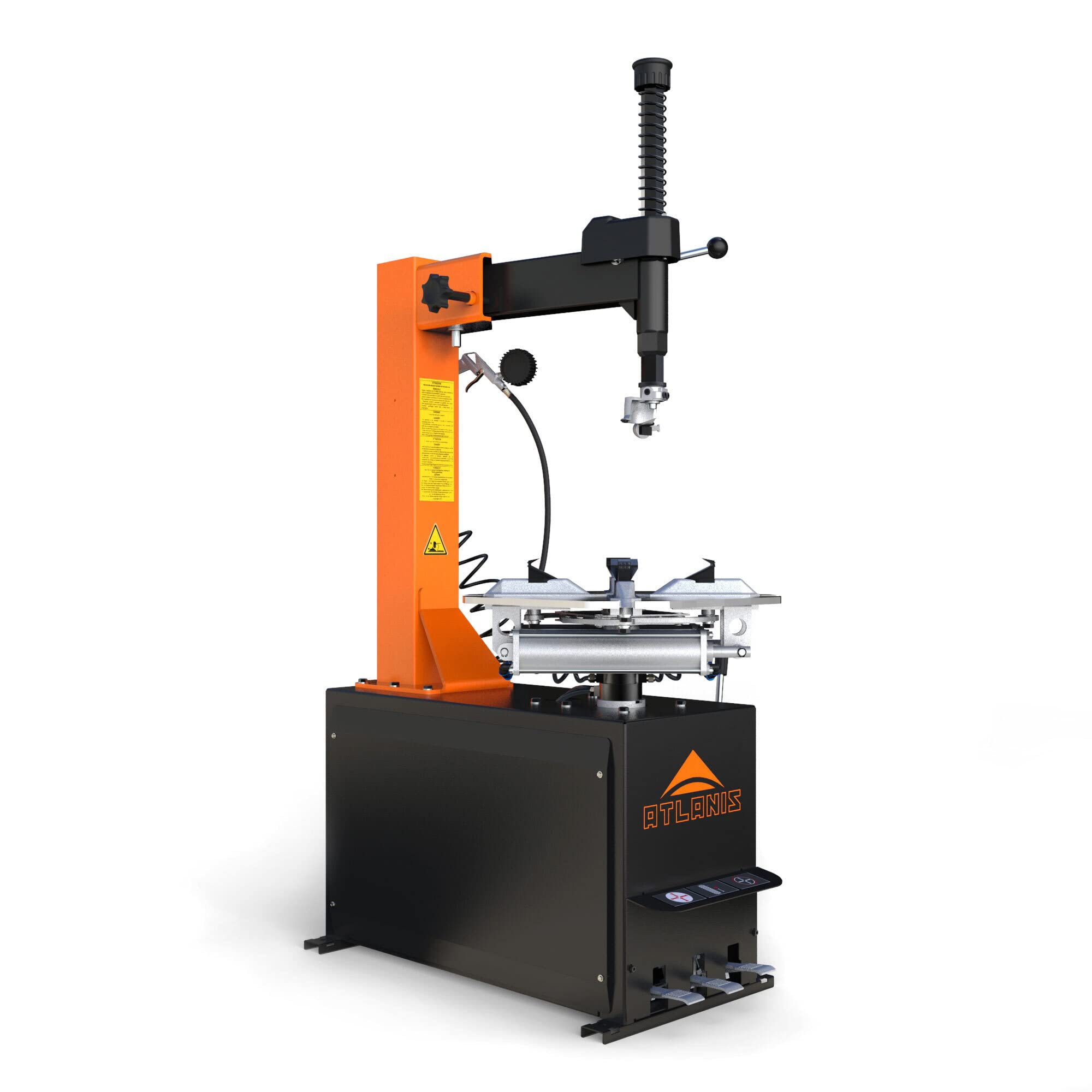 Montiermaschine Reifen PKW Halbaut. 230V (1 Stufe), 10-23" mit Schwenkarm - A-HA-1000-230V1S-V04