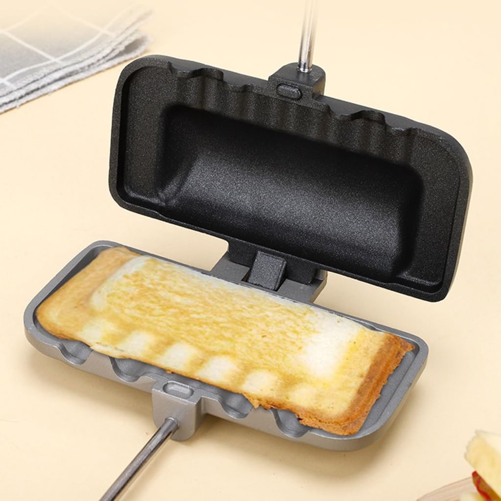 Sandwich Maker Electric Panini-Press Non-stick Cool-Touch Handle Toaster
