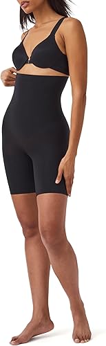 SPANX SPANXsculpt Power Series - Pantalón corto de cintura alta a medio muslo, ligero, comodidad durante todo el día, faja moldeadora con control de