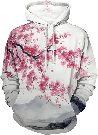 Mens Digital Print Sweatshirts Hooded Top Galaxy Pattern Hoodie