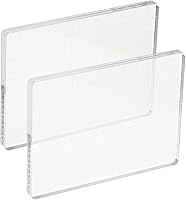 Vista 14 de PATIKIL Bloque de sello acrílico de 2 x 2 pulgadas, bloque de estampado transparente con líneas de cuadrícula, bloques de montaje decorativos