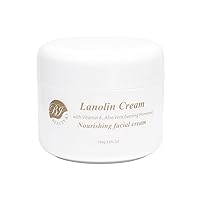 Vista 2 de Beauty & I Crema de lanolina con vitamina E, aloe vera, onagra crema facial nutritiva 3.53 oz