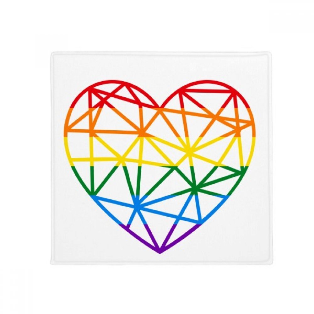 Tapis de sol LGBT arc-en-ciel en cœur, le cadeau de crémaillère idéal pour une cuisine