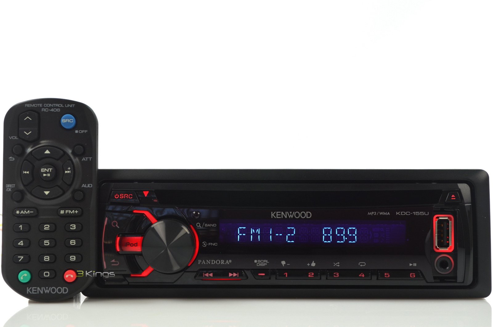 SO Car Stereo Wiring Adapter For Kenwood KDC-316UR KDC-3054UG KDC-U30R – 16-Pin Universal Harness