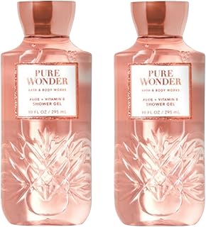 Bath & Body Works and Pure Wonder Shower Gel 10 Oz 2 Pack (Pure Wonder)