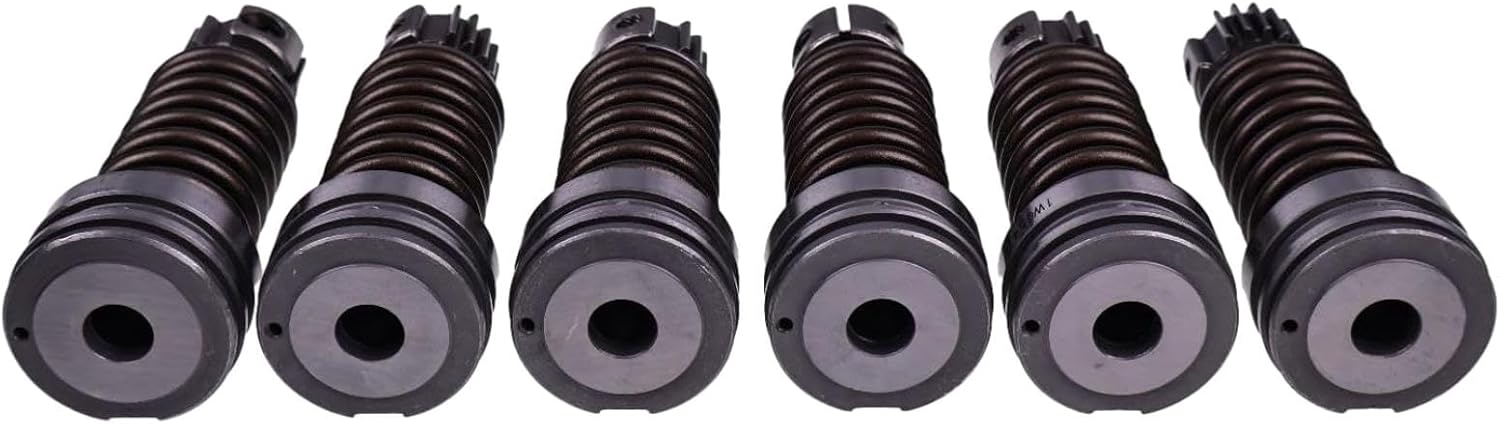 6PCS Fuel Injection Pump Plunger 1W-6541 1W6541 compatible with Caterpillar Excavators 215 215B 215C 215D 219 219D 225 225B 225D 229 229D 235 235B E180 E240 E300 E300B EL180 EL240 EL300