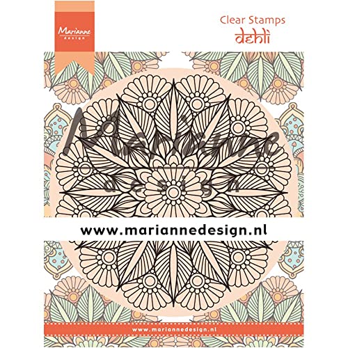 Marianne Design Clear Stamps Mandala Delhi #TOP1
