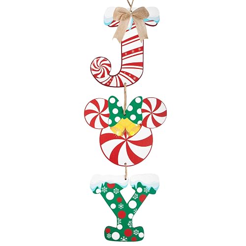 Christmas Joy Door Sign Decorations, Wooden Wall Hanging Sign Décor