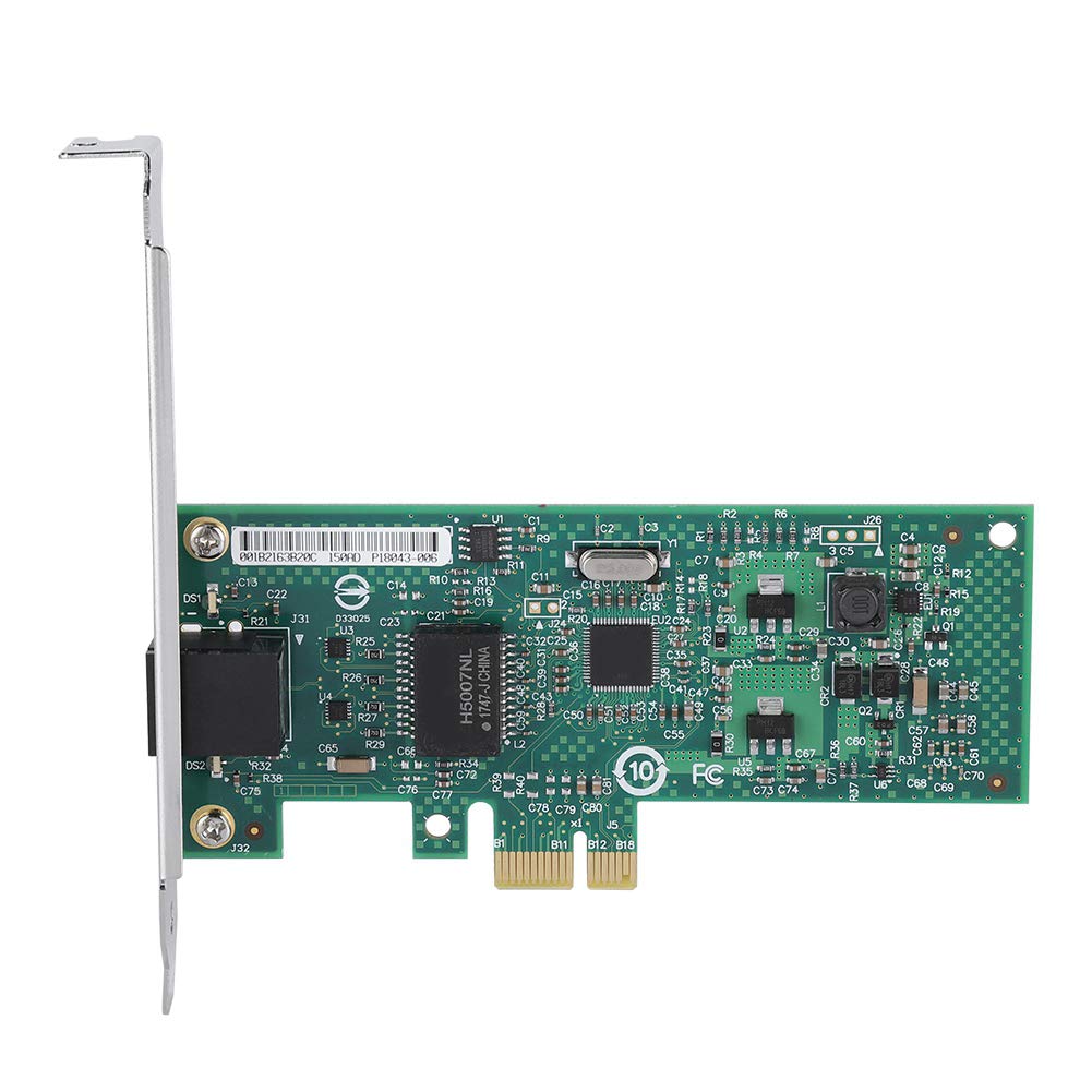 Carte Adaptateur réseau Gigabit PCIe 82574L, Carte réseau de Bureau Haute Performance, avec Protection Contre la lumière, Vitesse de 1000 Mbps, pour serveurs de routage So