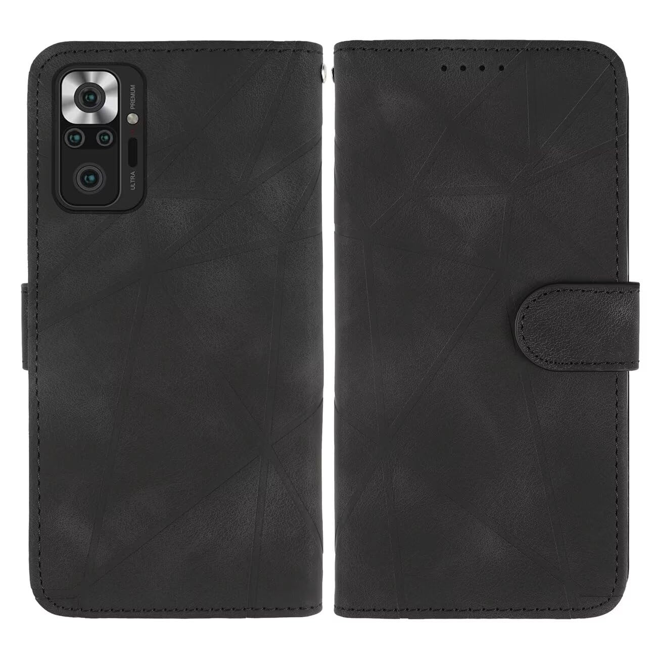 Wanyuexes Case for Redmi Note 10 Pro/Redmi Note 10 Pro Max Wallet Case with Tempered Glass Screen Protector - Image 4