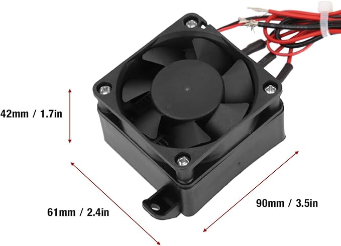 Calefactor Eléctrico Portátil 110V 350W con Ventilador para Espacios Pequeños miniatura 3