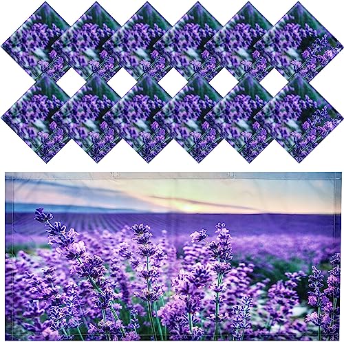 Image of Hortsun 12 Pcs Classroom Fluorescent Light Covers Bulk, Lavender