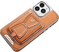 Vista 8 de Funda magnética de cuero para teléfono con tarjetero desmontable, elegante y funcional funda magnética tipo cartera para iPhone (iPhone 12, negro)