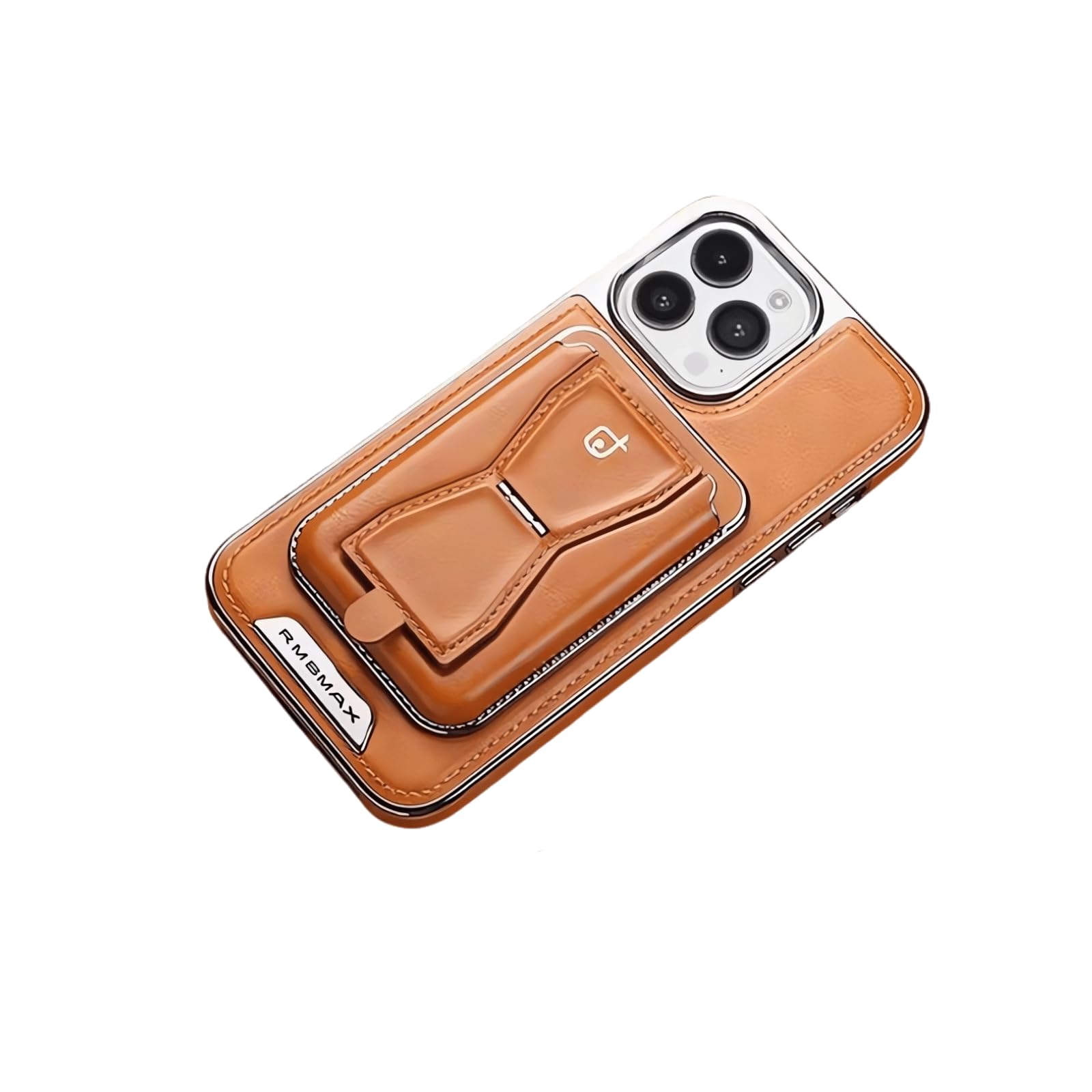 Amazon.com: PUPAOBOOM Magnetic Leather Phone Case with Detachable Card  Holder - Stylish and Functional Magnetic Wallet Case Cover for iPhone ( iPhone 14Pro,Brown) : Cell Phones & Accessories