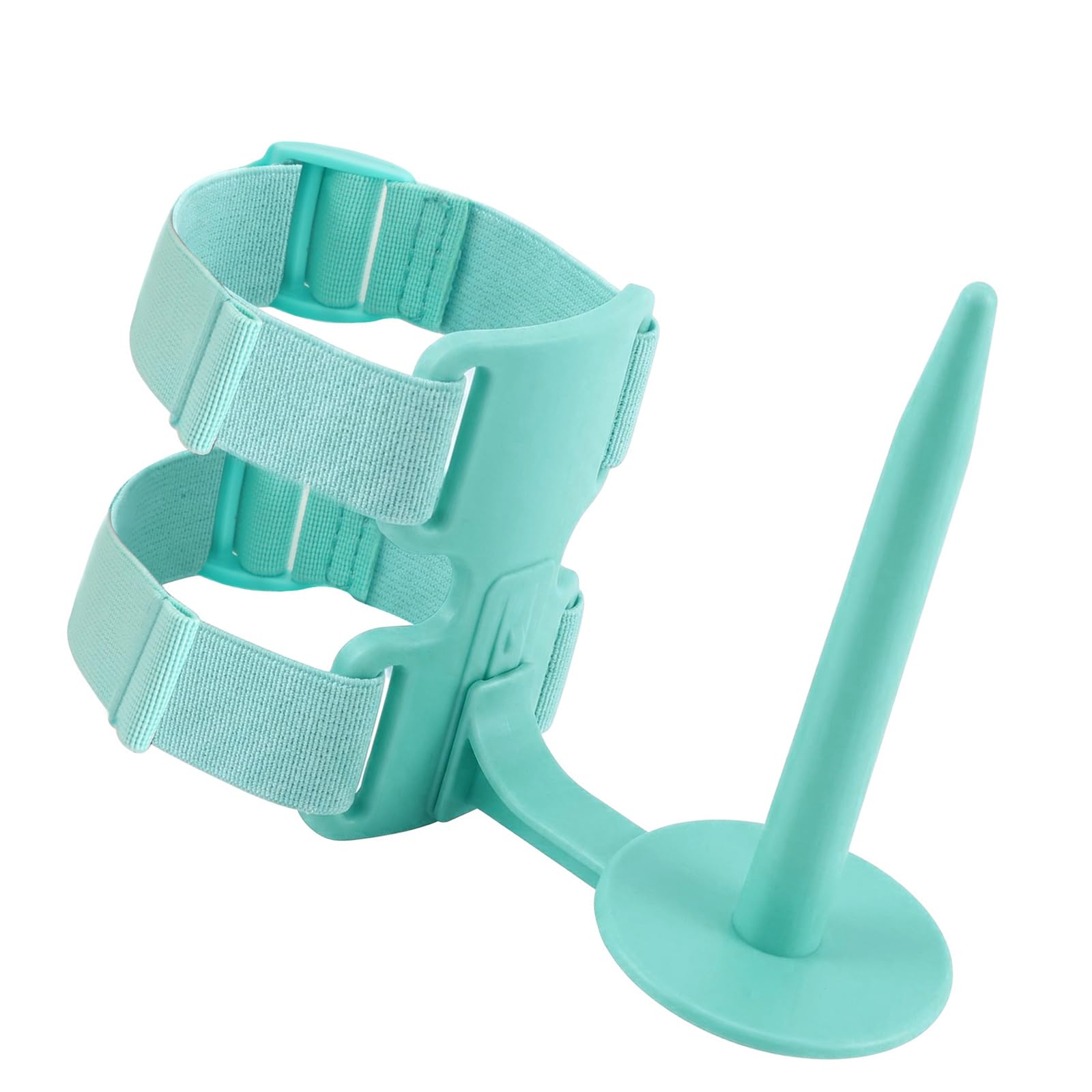 SHINLHUA Mounted Yarn Stand, Wearable Holder with Upright Spool Post for Hand Knitting and Crochet Project Wearable Yarn Spool Holder Arm Mounted Knitting Helper Crochet Guide Studio Home Tool