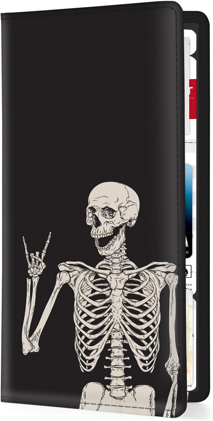 Car Registration and Insurance Holder，Colour Patterns Men Women Car License Document Registration and Insurance Card Holder