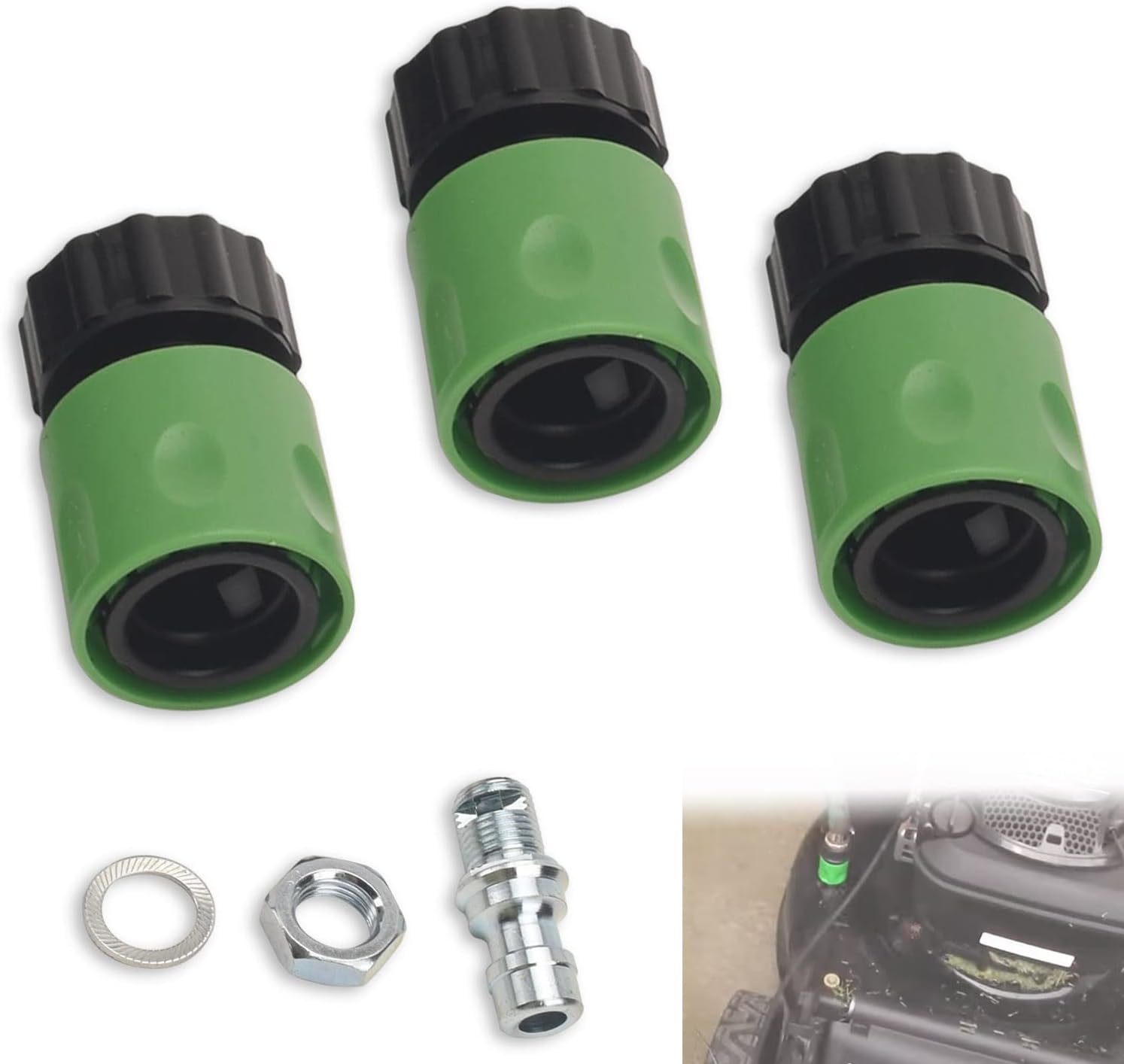 Lawn Mower Deck Wash Kit / Quick Connect Riding Lawn Mower