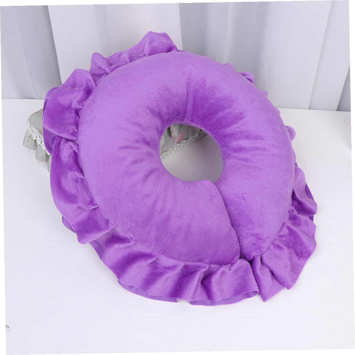 Comfortable U-shaped Massage Pillow for Neck Pain Relief Face Pillow for Bed Salon Spa Beauty Salon Travel