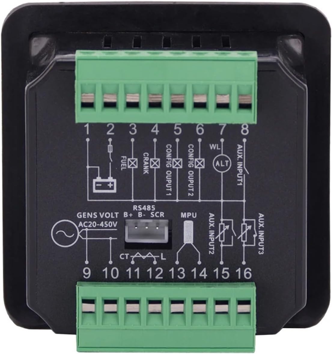 DC20D Generator Control Module Genset Controller PC Connection 1Pcs