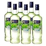Sin alcohol Licor Sin Alcohol Manzana Verde Rives de 70 cl - España - Destileria Rives (Pack de 6 botellas)