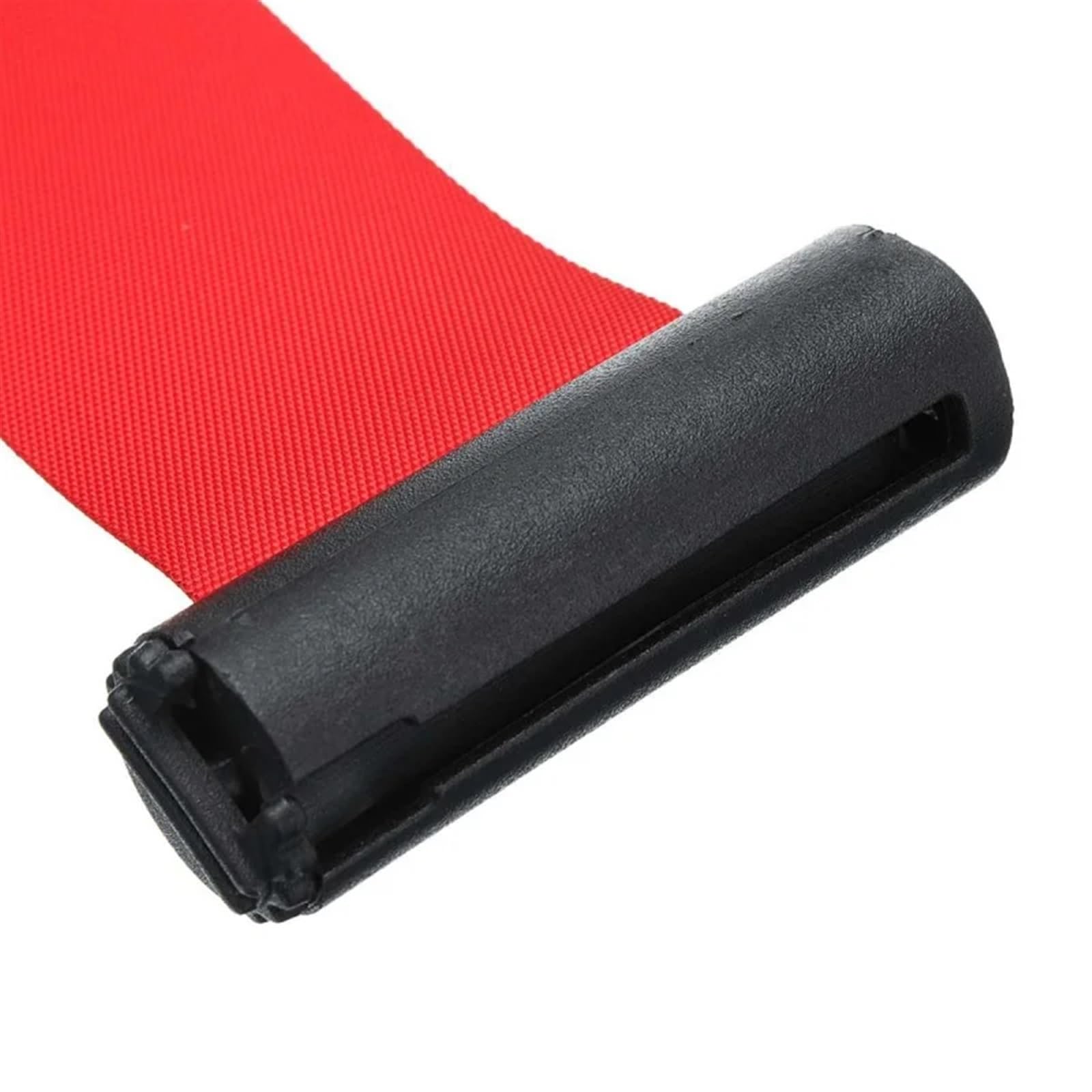 Cinta Balizamiento Montado En Pared Cinta retráctil for barrera deportiva for exteriores, montaje en pared, cinta protectora de acero inoxidable roja, 5 m para Aeropuertos