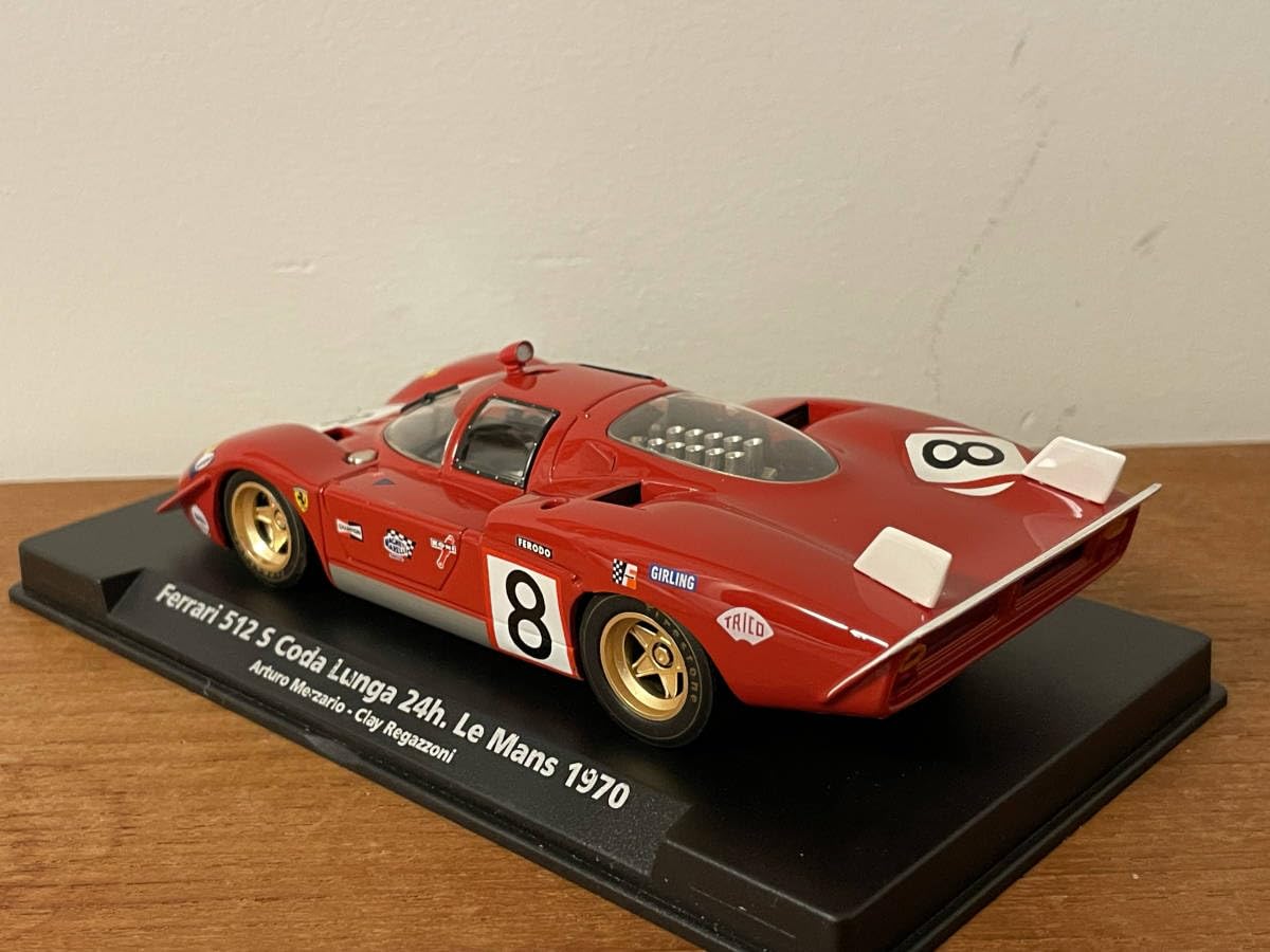 FERRARI 512 S CODA LUNGA 1/32 スロットカー FLY FLY 88005 STUNNING FERRARI 512S CODA LUNGA 24h. LE MANS 1970