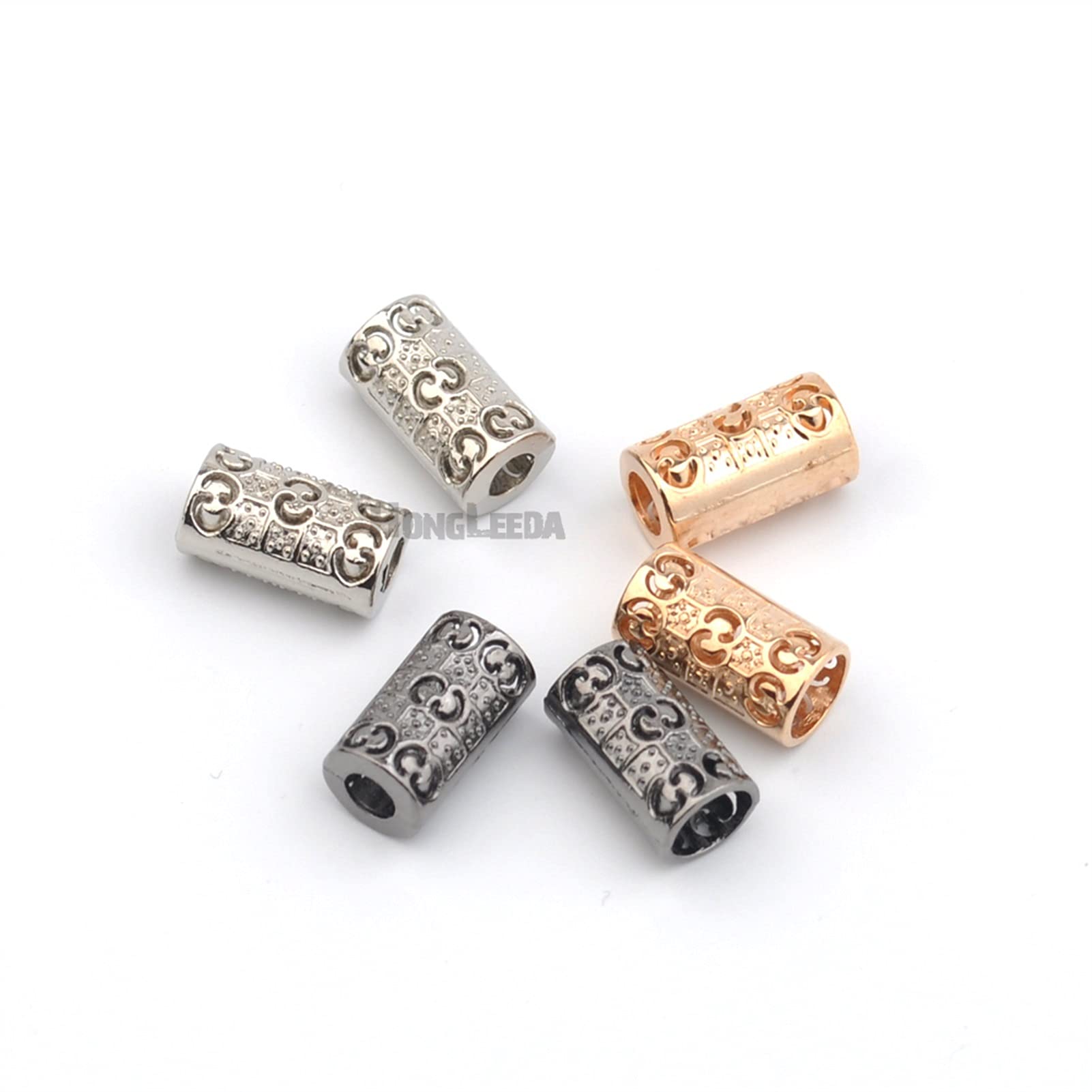 Cierre de Cordón, Cerradura de Cordón 150 unids/lote Metal Zinc Aleey Bell Tappers Tappers Temporados Termina Lock Nickle Negro Oro Para Cordón Bungee de 5mm(450pcs with dhl)