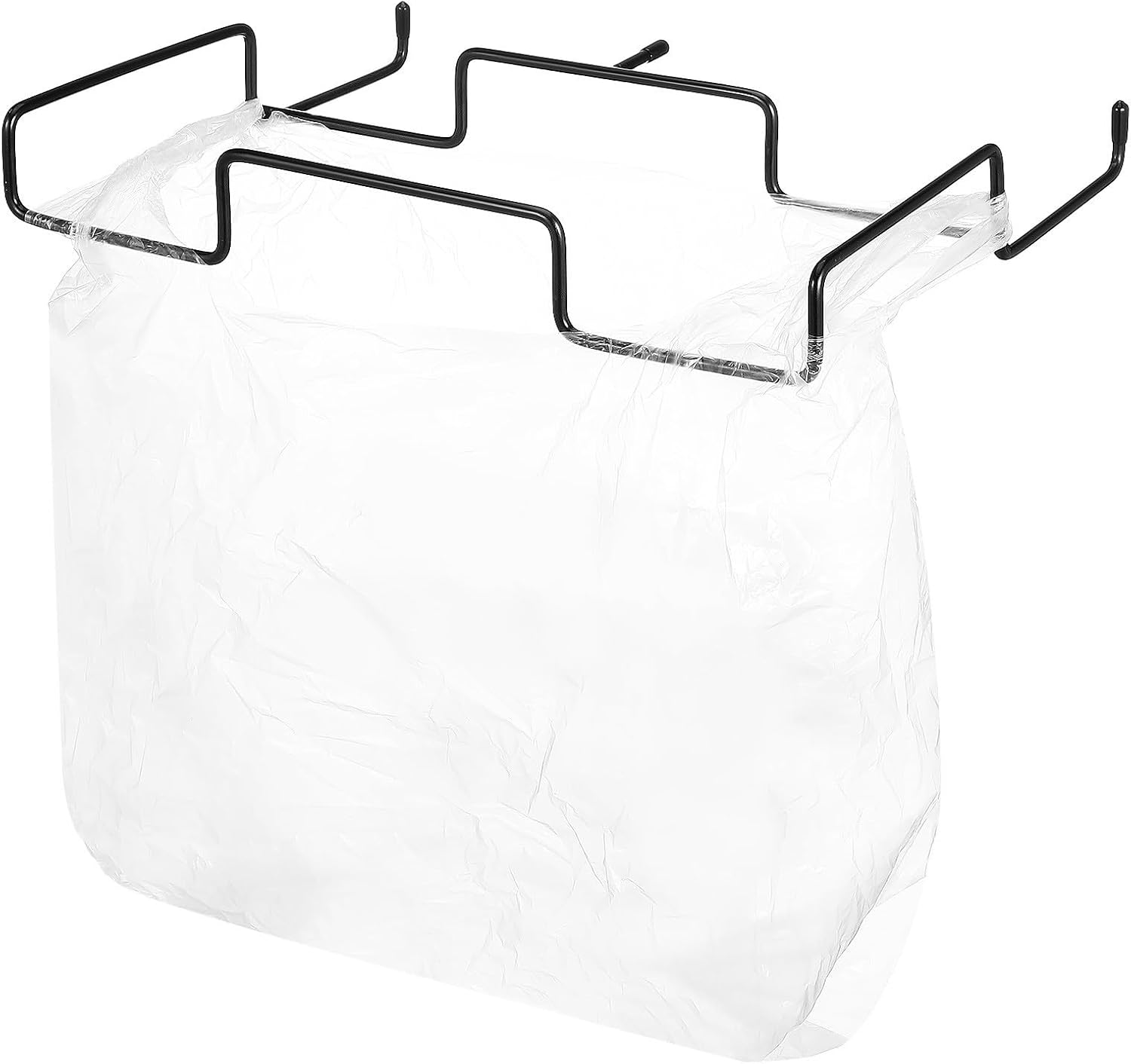 Portable Outdoor Trash Bag Holder Rack with Sturdy Materials Metal Hanging Garbage Bag Stand and Space Saving Design for Kitchen and Camping for Bbq and Outdoor Waste Storage