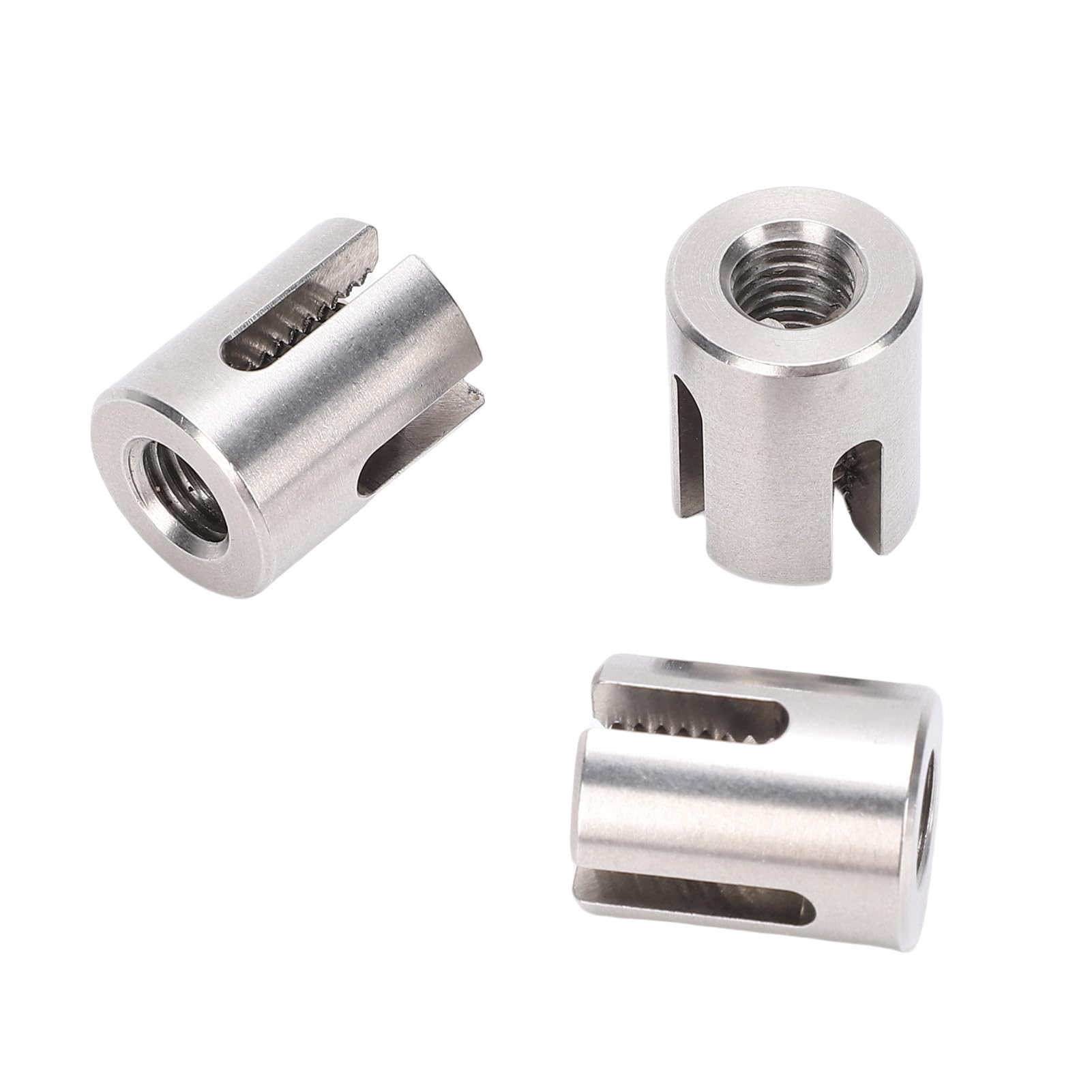 Morsetti per Cavi Incrociati 20 Pezzi, YWBL-WH Clamp/Holder per Fune in Acciaio Inossidabile T316 per Corde da 3 Mm, per Tralicci a Parete e Applicazioni Marine