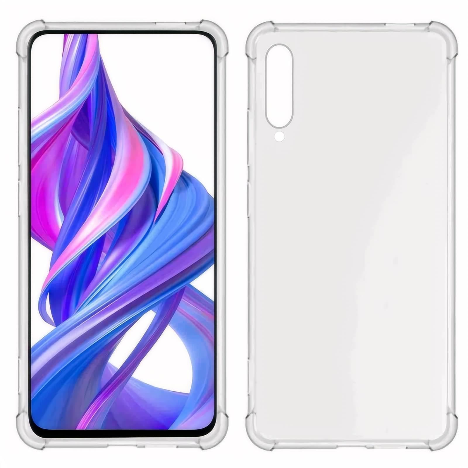 USTIYA Case for Huawei Y9s / Honor 9X Pro Clear TPU Four Corners Cover Transparent Soft