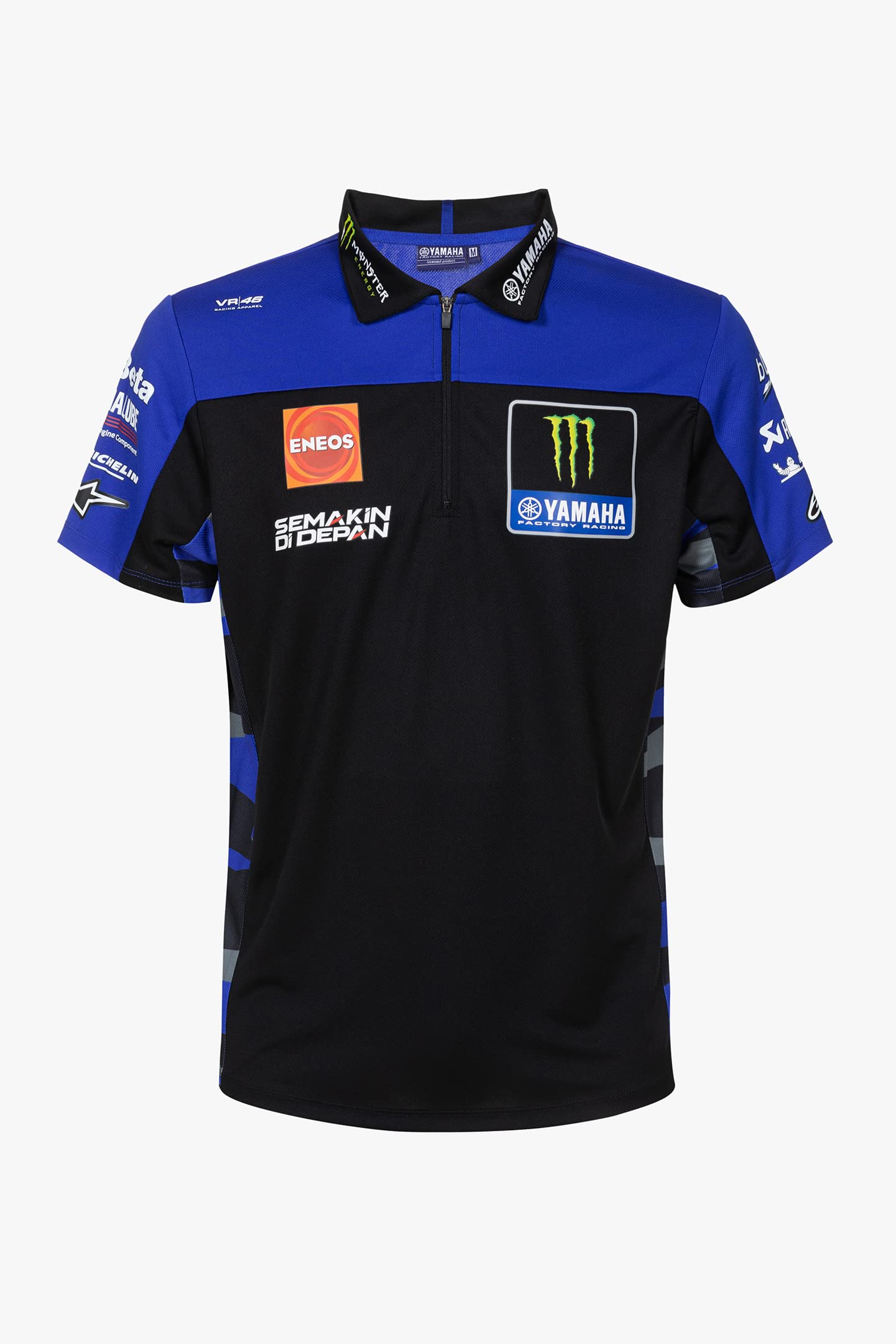 VR46 Replica Team Yamaha Monster Polo Uomo (Pacco da 1)