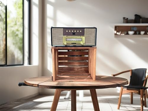 Miniatura 7 de Darla'Studio 66 Soporte para discos de vinilo Caja de madera