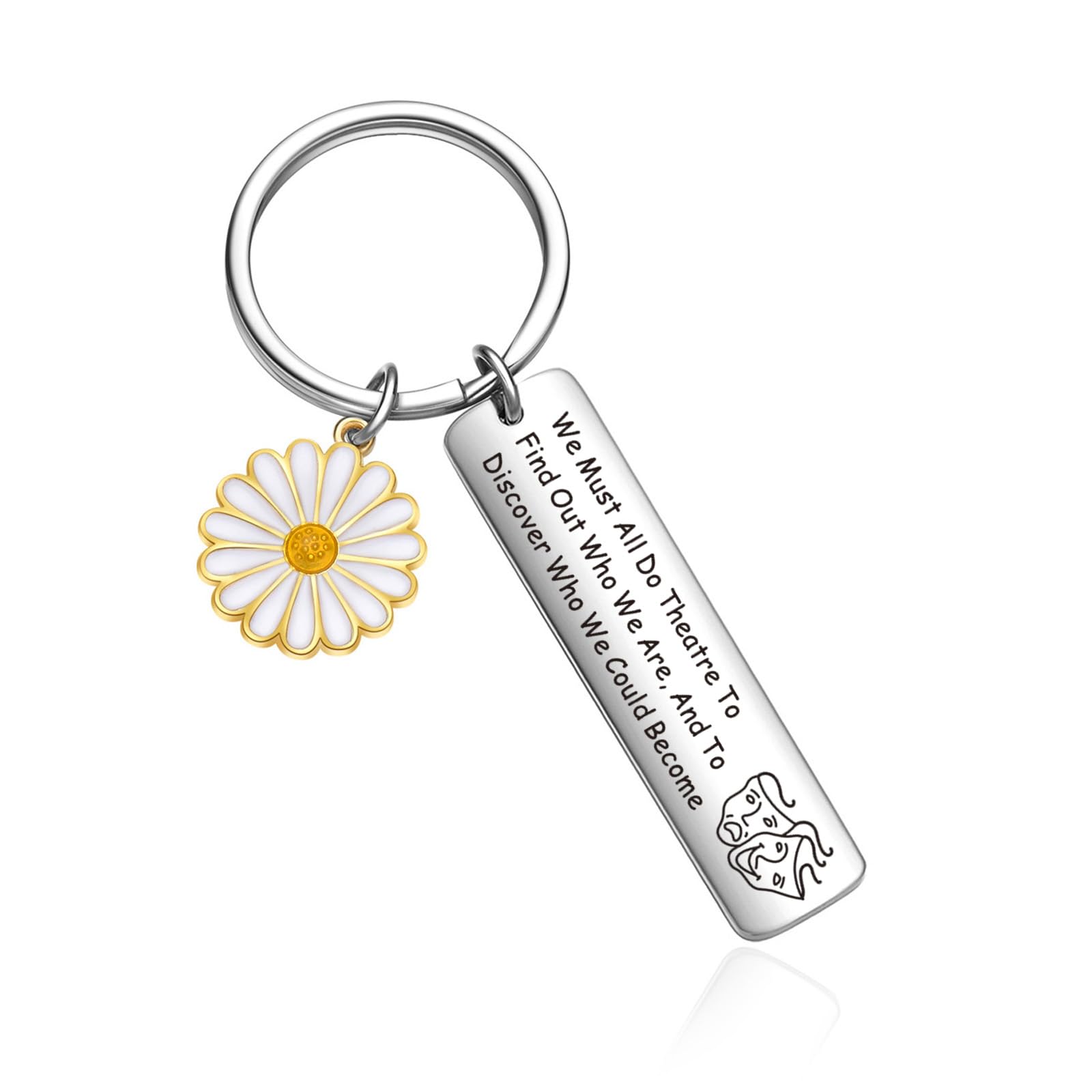 Drama Teacher Appreciation Gift Theater Lovers Keychain Theater Student Graduation Jewelry