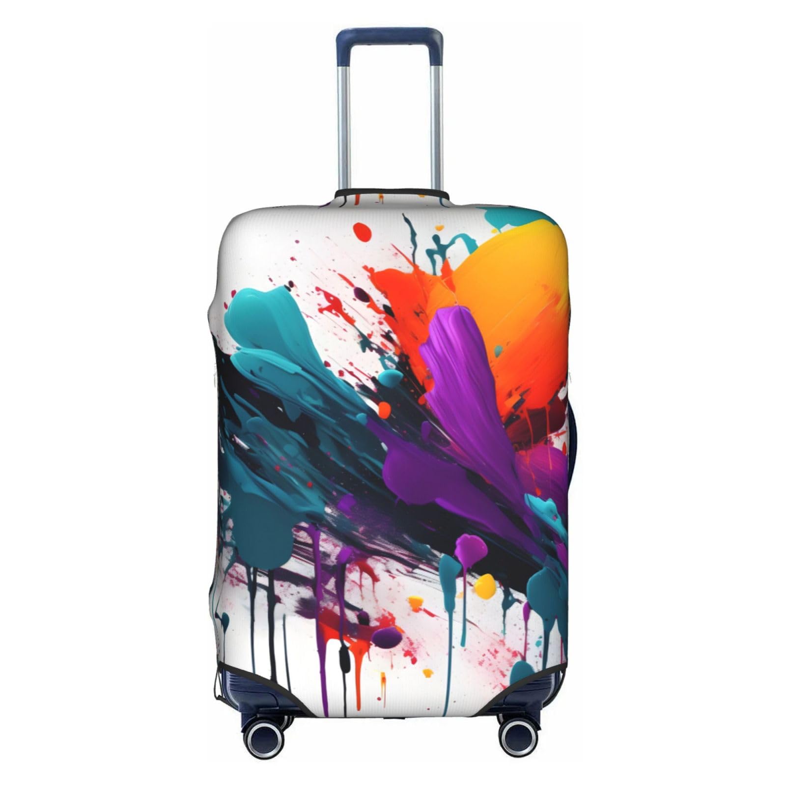 Housse de bagage lavable blanche taille XL en polyester haute résistance - 8