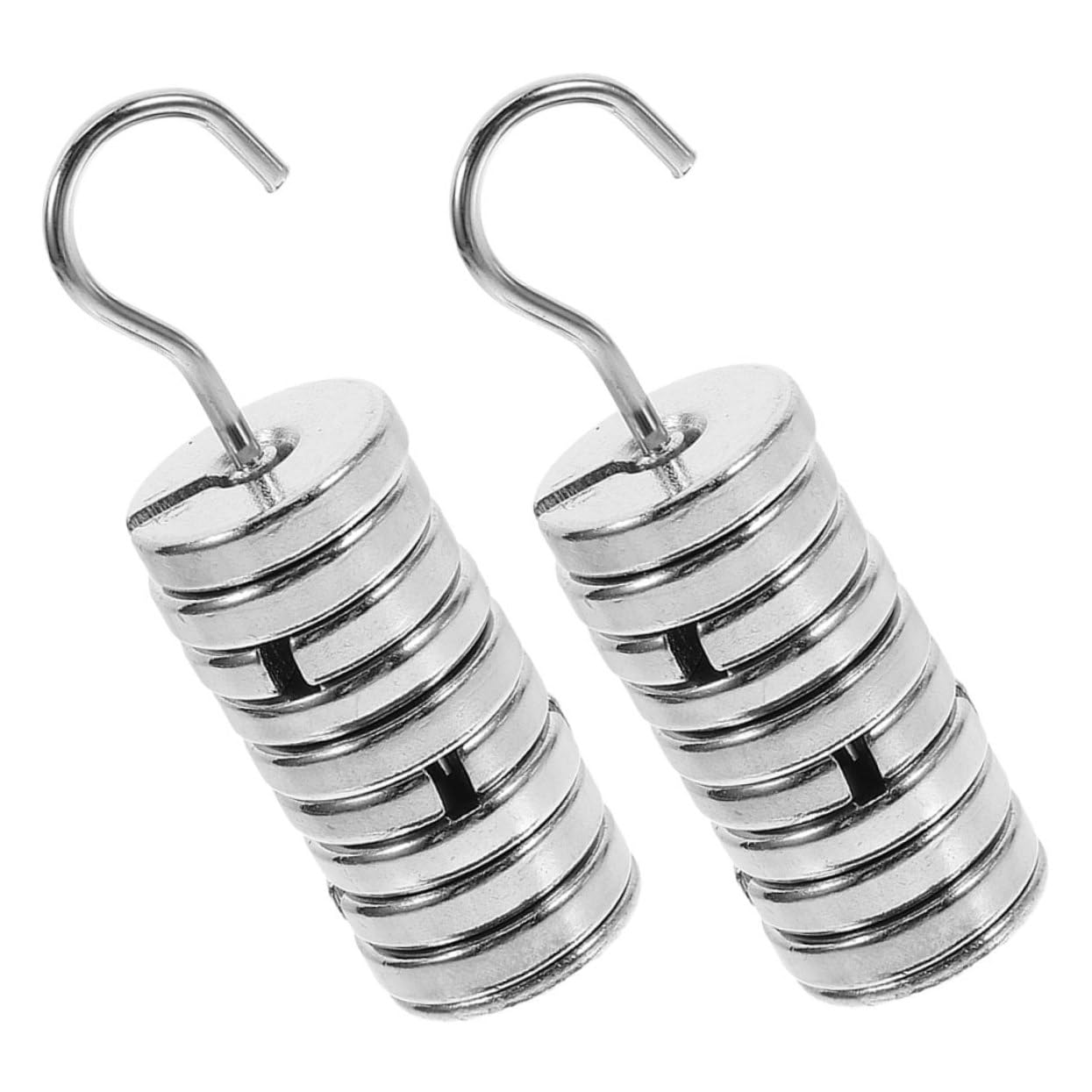 OUNONA Lab Slotted Mass Weights Weights for Experiment Precise Metal Slotted Mass Kit