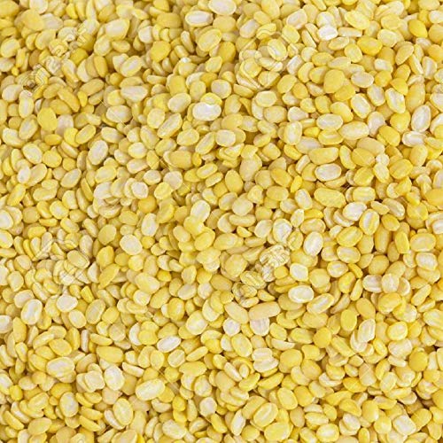 Organic Swaad Yellow Mung (Moong) Dal Split Hulled (Without Skin) 1kg EU and India Organic Certified