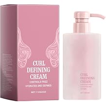Curl Defining Cream, Frizz Control Hair Styling Cream