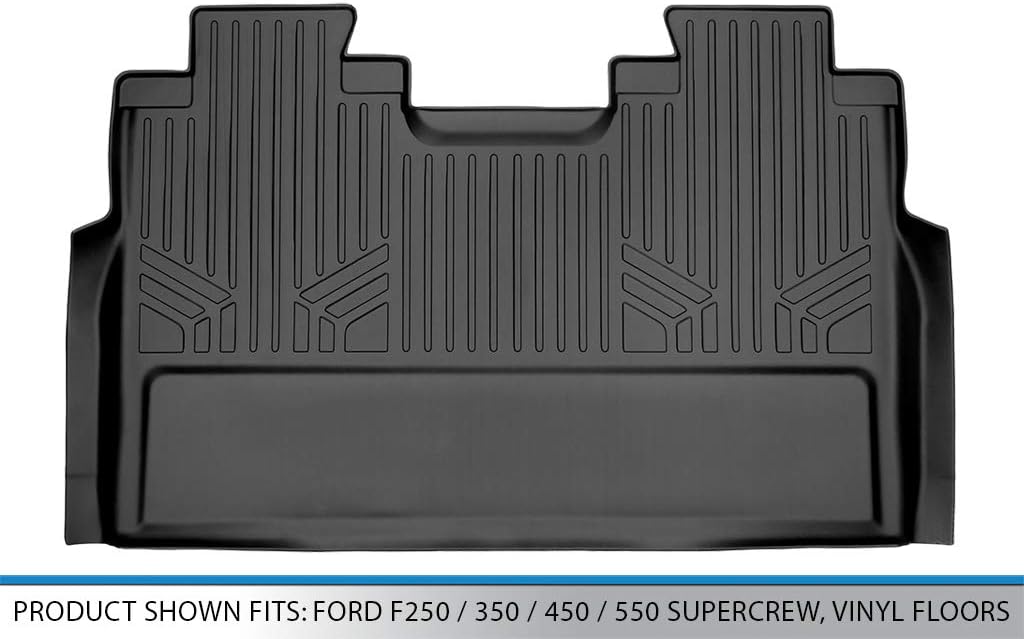 SMARTLINER Fit Floor Mats 2nd Row Liner for 2017-2025 Ford F-250