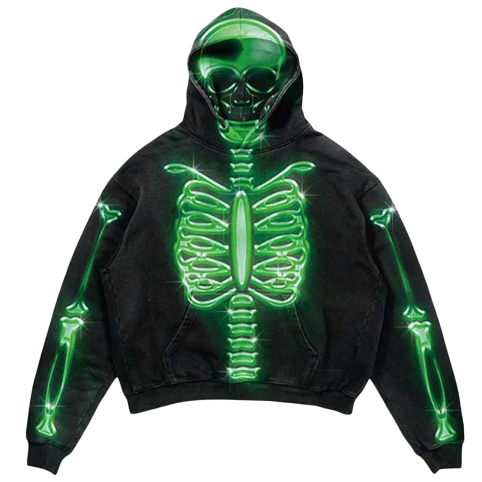 Sweat zip vert pour homme en maille fine de coton premium