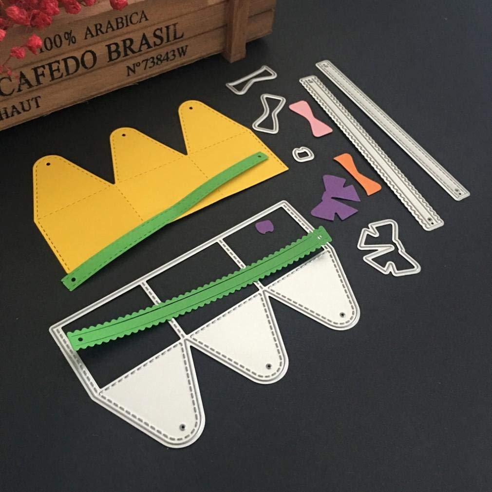 KESEE Cute Paper Card Gift, DIY Scrapbooking Photo Album Paper Card